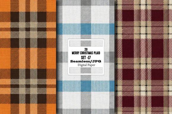 Download Merry Christmas Plaid Pattern – Set 17 - Pattern Collection