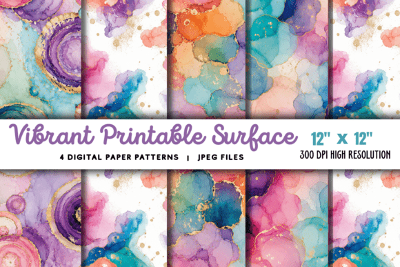 Download Surface Pattern Design, Vibrant Digital - Pattern Collection