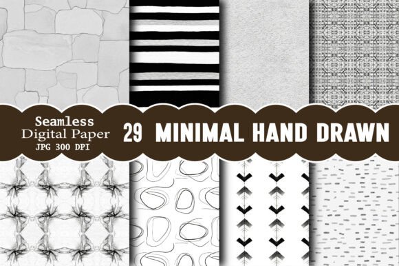 Download Minimal Hand Drawn Patterns - Pattern Collection