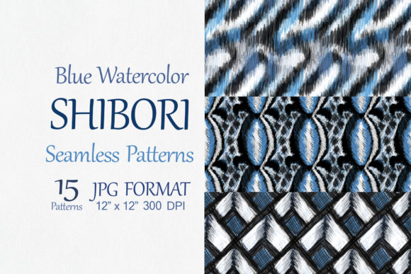 Download Blue Watercolor Shibori Seamless Pattern - Pattern Collection