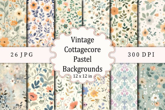 Download Vintage Cottagecore Pastel Backgrounds - Pastel backgrounds Collection