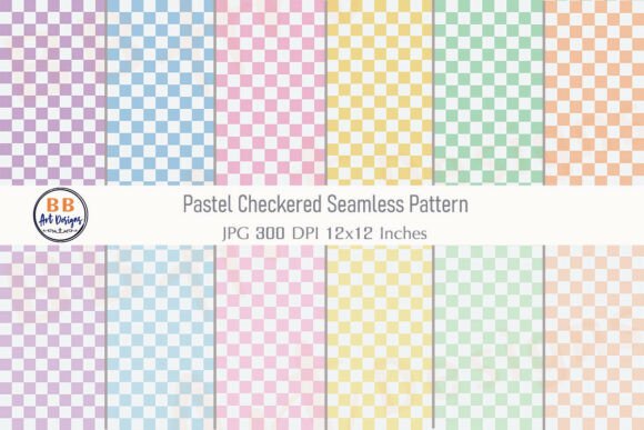Download Pastel Checkered Seamless Pattern Paper - Pattern Collection