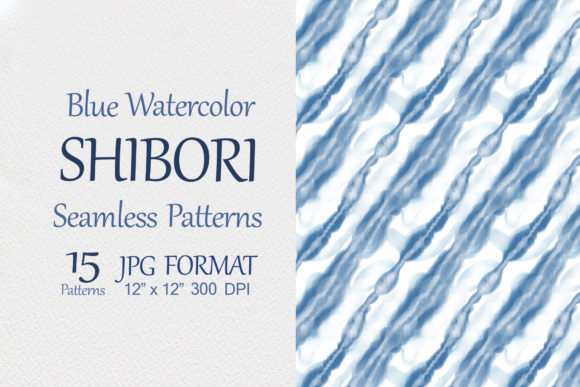 Download Blue Watercolor Shibori Seamless Pattern - Pattern Collection