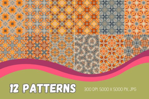 Download Fall Patterns, Fall Digital Paper Pack - Pattern Collection