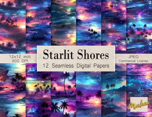 Download Tropical Galaxy Seamless Patterns - Pattern Collection
