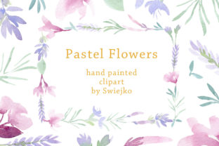 Download Watercolor Pastel Flowers I - Pastel flowers Collection
