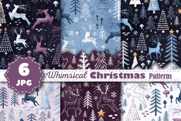 Download Whimsical Christmas Patterns - Pattern Collection