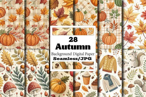 Download Autumn Seamless Pattern, Fall Patterns - Pattern Collection