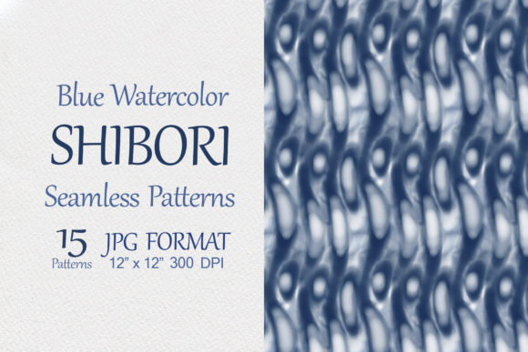 Download Blue Shibori Seamless Pattern - Pattern Collection