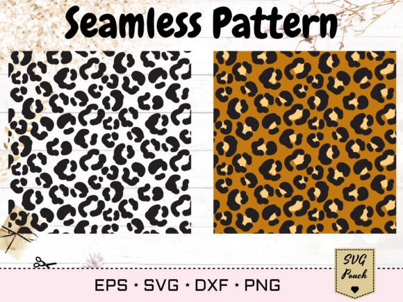 Download Leopard Seamless Pattern SVG - Pattern Collection
