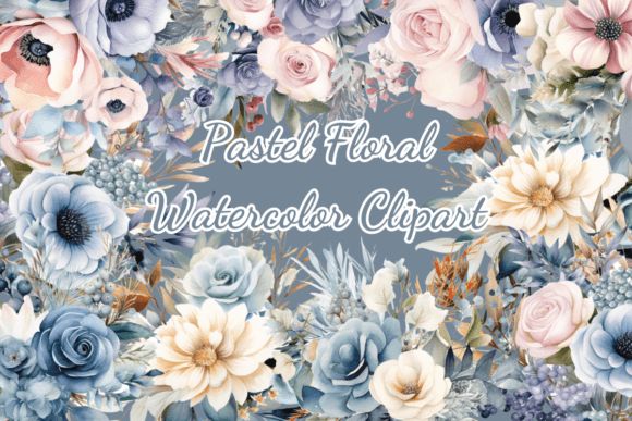 Download Pastel Flowers Wedding Clipart - Pastel flowers Collection