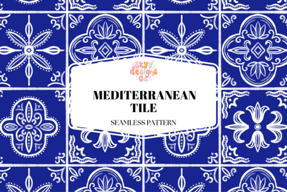 Download Traditional Mediterranean Tile Pattern - Pattern Collection