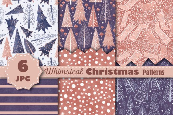 Download Whimsical Winter &amp; Christmas Patterns I - Pattern Collection