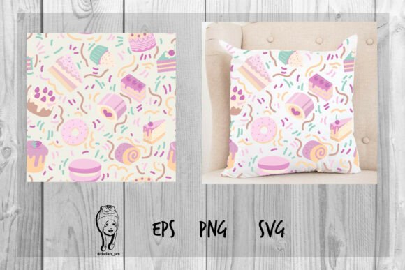 Download Cakes and Cookies Surface Pattern Design - Pattern Collection