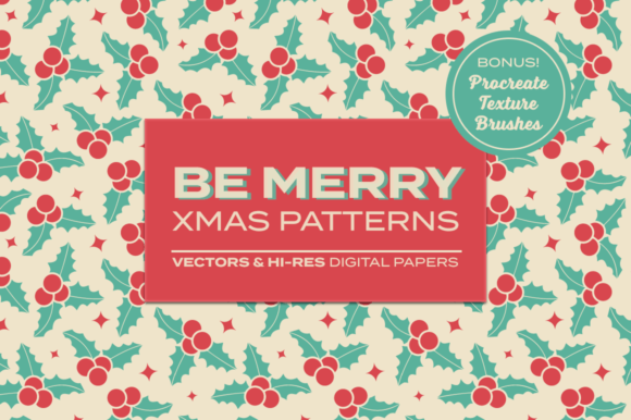 Download Be Merry - Christmas Patterns - Pattern Collection