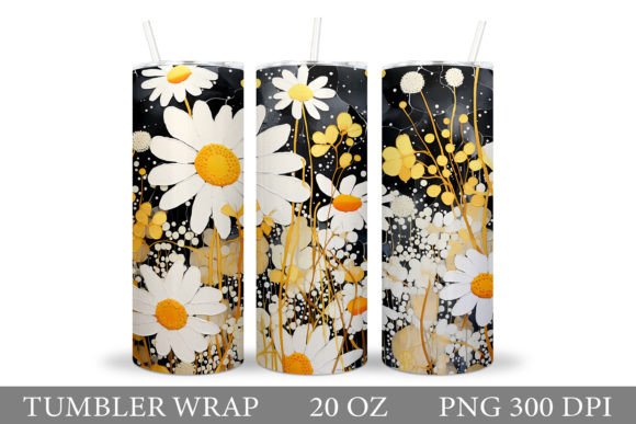Download Daisy Flowers Tumbler. Flowers Tumbler - Premium Resources