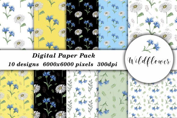 Download Watercolor Wildflower Pattern Seamless - Pattern Collection