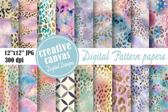 Download Leopard Seamless Pattern Bundle - Pattern Collection