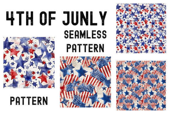 Download 4th of July Pattern Sublimation Designs - Premium Resources