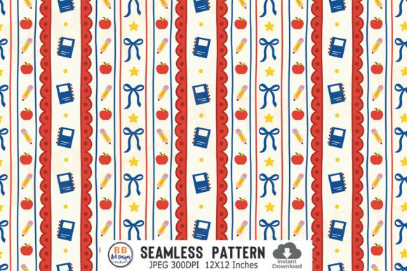 Download Coquette School Pattern Seamless Paper - Pattern Collection