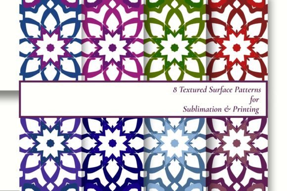 Download 8 Moroccan Tile Sublimation Patterns - Pattern Collection